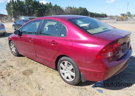 2006 Honda Civic Lx из США, поврежденный, VIN 1HGFA16546L145910